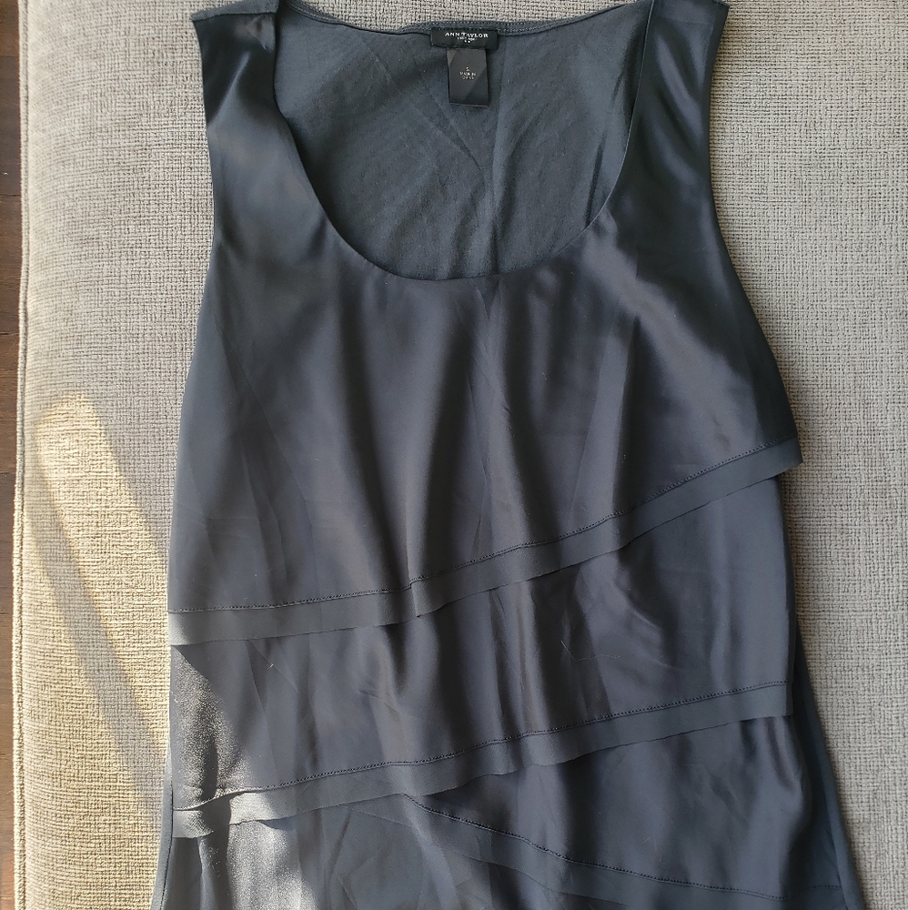 Ann Taylor Black Top size S